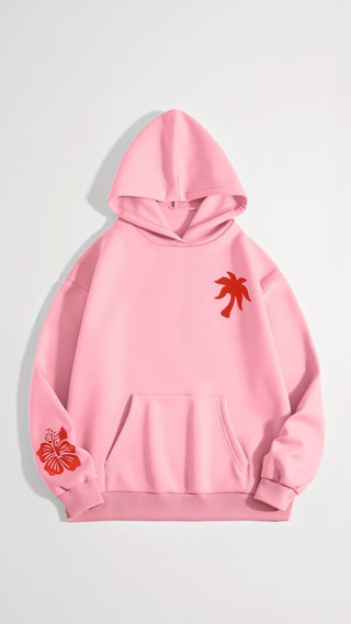 Abigail Bestickter Kapuzenpullover