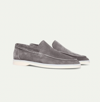 Luca Wildleder-Slipper in Taupe