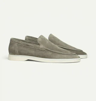 Luca Wildleder-Slipper in Taupe