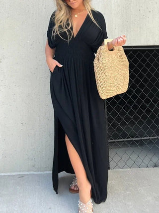 Ada - Elegantes Kleid - Maxikleid - Kleider - Schwarz - Müller Mode