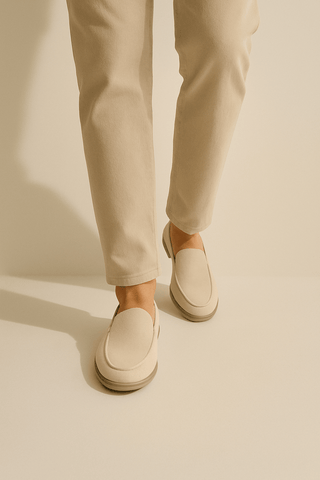 Adrian Wildlederloafer - Loafers - Beige - Müller Mode