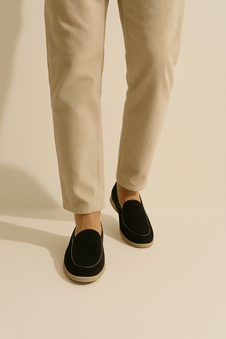 Adrian Wildlederloafer - Loafers - Schwarz - Müller Mode