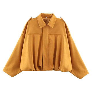 Agnes Kurzjacke Oversized Ballonärmel - Leichte Jacken - Gelb - Müller Mode