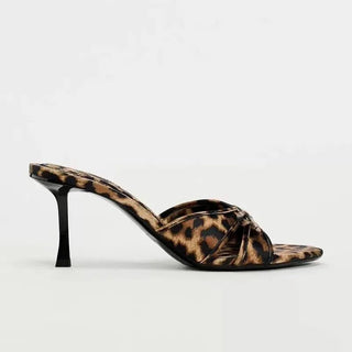Alena - Sandalen mit Absatz - Schleifen - Detail - Pumps - Schwarz - Müller Mode