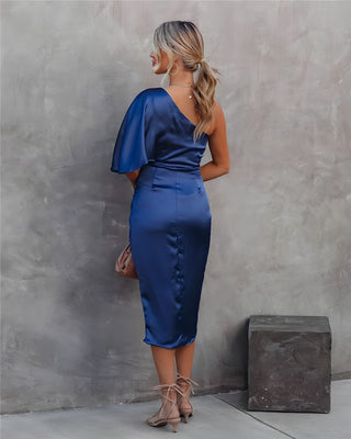 Amira - Elegantes kleid - Partykleid - Kleider - Blau - Müller Mode