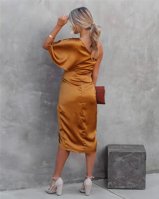Amira - Elegantes kleid - Partykleid - Kleider - Orange - Müller Mode