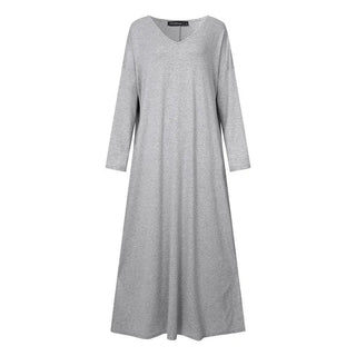 Anni - Maxi Kleid - V - Ausschnitt - Kleider - Schwarz - Müller Mode