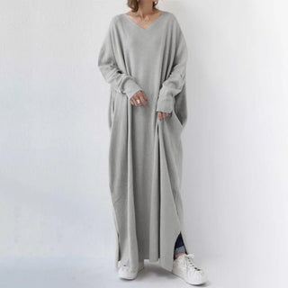 Anni - Maxi Kleid - V - Ausschnitt - Kleider - Schwarz - Müller Mode