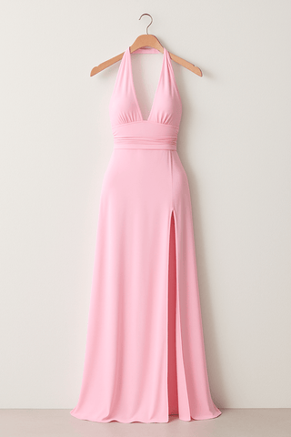 Anouk Halfter - Maxikleid - Kleider - Rosa - Müller Mode