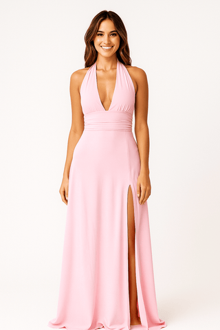 Anouk Halfter - Maxikleid - Kleider - Rosa - Müller Mode
