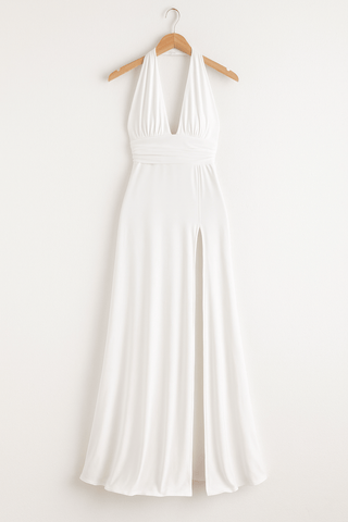 Anouk Halfter - Maxikleid - Kleider - Weiß - Müller Mode