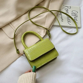 Ariel - Mini Crossbody Tasche - Luxuriöses Leder - Schultertaschen - Grün - Müller Mode