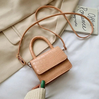 Ariel - Mini Crossbody Tasche - Luxuriöses Leder - Schultertaschen - Rosa - Müller Mode