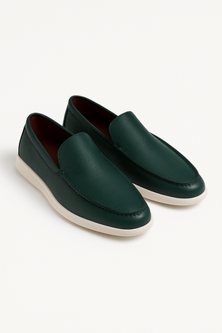 Asher Lederloafer Zweifarbig - Loafers - Braun - Müller Mode