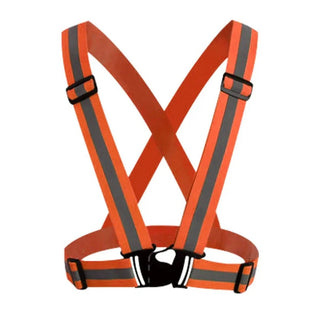 Axel - Reflektierende Weste - Sicherheits - Arbeitskleidung - Arbeitswesten - Orange - Müller Mode
