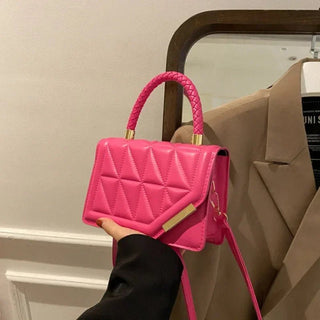 Ayeen - Quadratische Umhängetasche - Geprägte Details - Schultertaschen - Schwarz - Müller Mode
