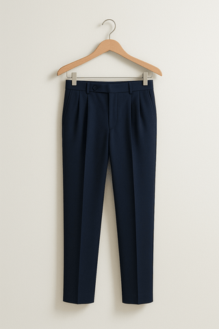Bastiaen Faltenhose mit hohem Bund - Hosen - Schwarz - Müller Mode