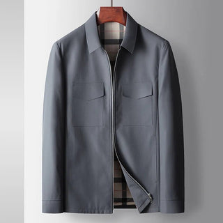 Benno - Stilvolle Jacke - Farbakzent - Leichte Jacken - Grau - Müller Mode