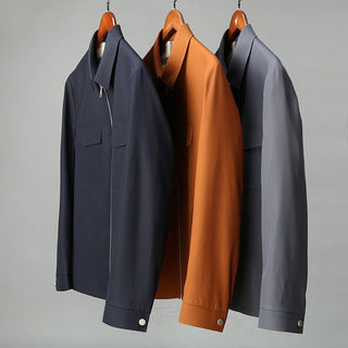 Benno - Stilvolle Jacke - Farbakzent - Leichte Jacken - Grau - Müller Mode