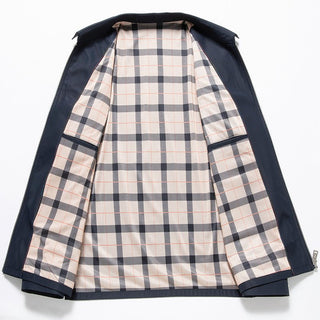 Benno - Stilvolle Jacke - Farbakzent - Leichte Jacken - Grau - Müller Mode