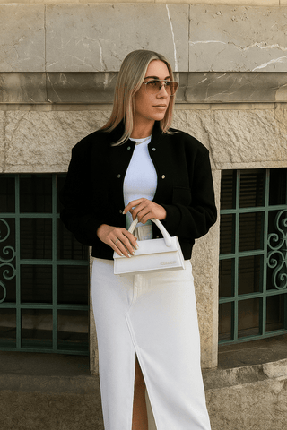 Bettina Blousonjacke Kurz mit Pattentaschen - Leichte Jacken - Beige - Müller Mode