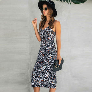 Bianca - Wickelkleid - Print - Kleider - Schwarz - Müller Mode