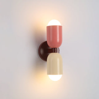 Brillant - Wandlampe im Dänischen Stil - Wandleuchte - Rosa+Weiß - Müller Mode