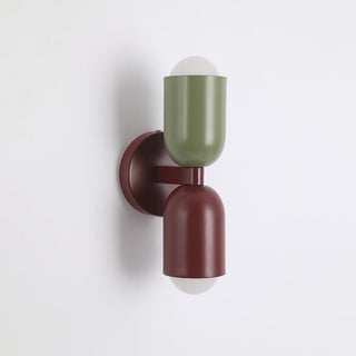 Brillant - Wandlampe im Dänischen Stil - Wandleuchte - Rot+Grün - Müller Mode