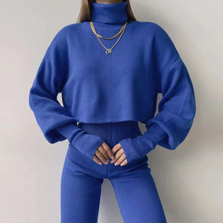 Caitronia - Pullover - und Hosen - Set - Sets - Blau - Müller Mode