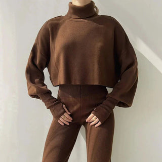 Caitronia - Pullover - und Hosen - Set - Sets - braun - Müller Mode