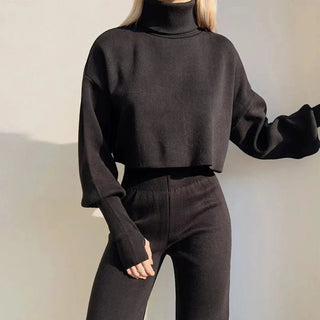 Caitronia - Pullover - und Hosen - Set - Sets - Schwarz - Müller Mode