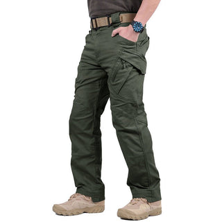 Callum - Wasserdichte Cargohose - Bewegungsfreundlich - Cargohosen - Armeegrün - Müller Mode