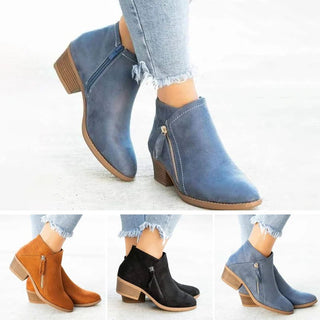 Camila - Bequeme Lederstiefel für Frauen - Stiefel - Schwarz - Müller Mode