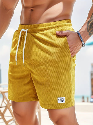 Carl Kordhose mit Kordelzug - Hosen - Gelb - Müller Mode