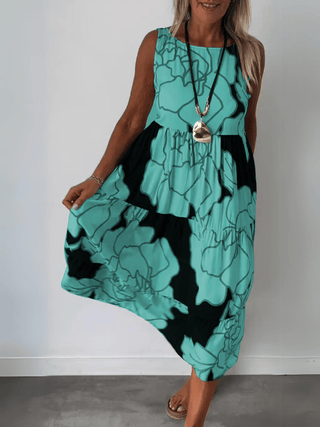 Carla - Kleid - Off - Shoulder - Kleider - Grün - Müller Mode