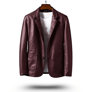 Carsten Klassische Lederjacke - Lederjacken - Rot - Müller Mode