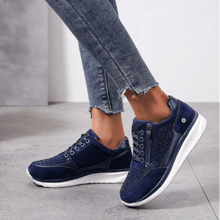 Cecilie - Freizeitschuhe - Bequeme Schuhe - Sneakers - Blau - Müller Mode