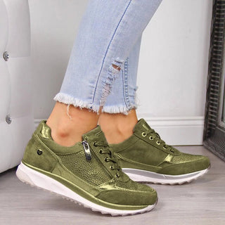 Cecilie - Freizeitschuhe - Bequeme Schuhe - Sneakers - Grün - Müller Mode