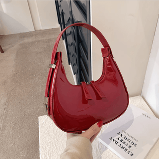 Chloe - Hobo - Tasche aus Leder - Mode Handtasche - Handtaschen - Rot S - Müller Mode