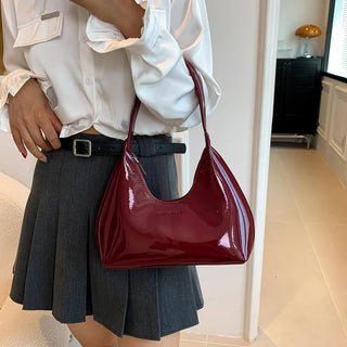 Chloe - Hobo - Tasche aus Leder - Mode Handtasche - Handtaschen - Weinrot - Müller Mode