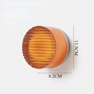 Cristallin - Moderne Runde Wandlampe - Wandleuchte - Grau - Müller Mode