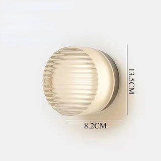 Cristallin - Moderne Runde Wandlampe - Wandleuchte - Grau - Müller Mode