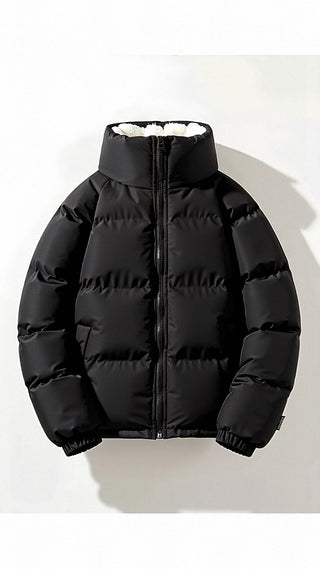 Cyrusteem - Warme Pufferjacke für Herren - Winter - Winterjacken - Schwarz - Müller Mode