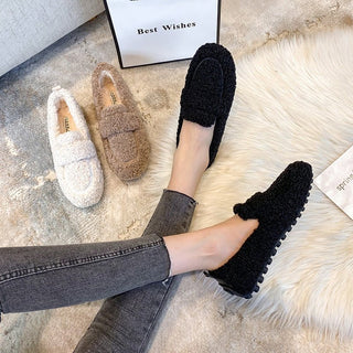 Dagny - Plüschpantoffeln Schuhe - Sandalen & Hausschuhe - Schwarz - Müller Mode