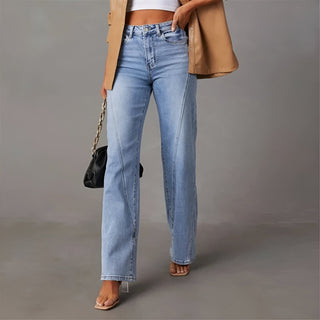 Dorothea - Weitgeschnittene Jeans - Hoher Bund - Jeans - S - Müller Mode