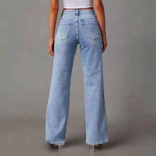 Dorothea - Weitgeschnittene Jeans - Hoher Bund - Jeans - S - Müller Mode