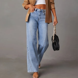 Dorothea - Weitgeschnittene Jeans - Hoher Bund - Jeans - S - Müller Mode