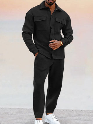 Edsel - Jacke und Jogginghose - Koordiniertes Set - Sets - Schwarz - Müller Mode