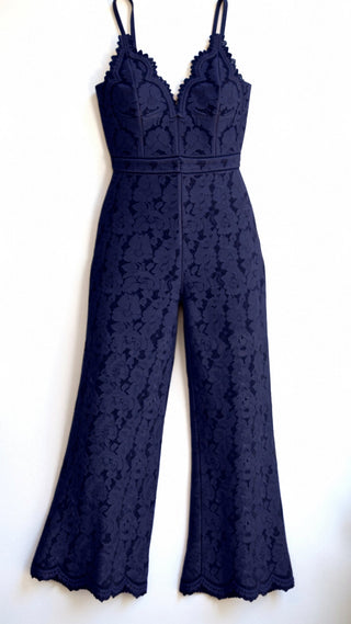 Eleonora - Boho Jumpsuit - Verstellbare Träger - Jumpsuits - Dunkelblau - Müller Mode