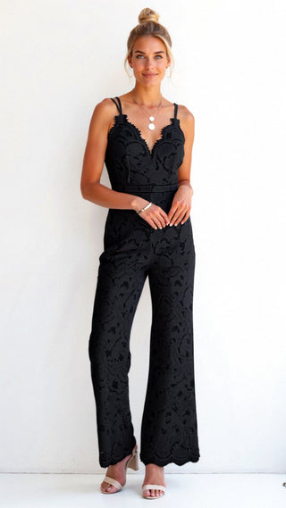 Eleonora - Boho Jumpsuit - Verstellbare Träger - Jumpsuits - Weiß - Müller Mode